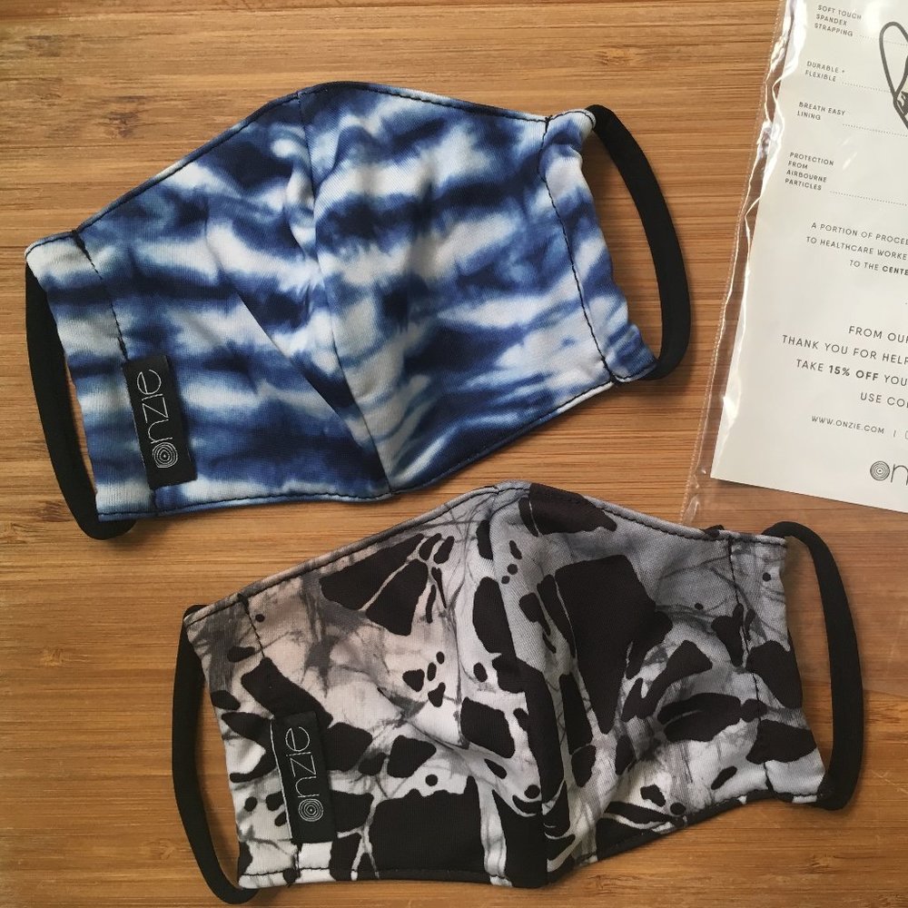 Onzie Non-Medical Face Masks (bamboo & tie-dye)